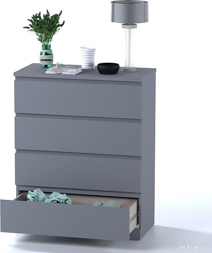 Комод Mio Tesoro Варма 4 (серый)