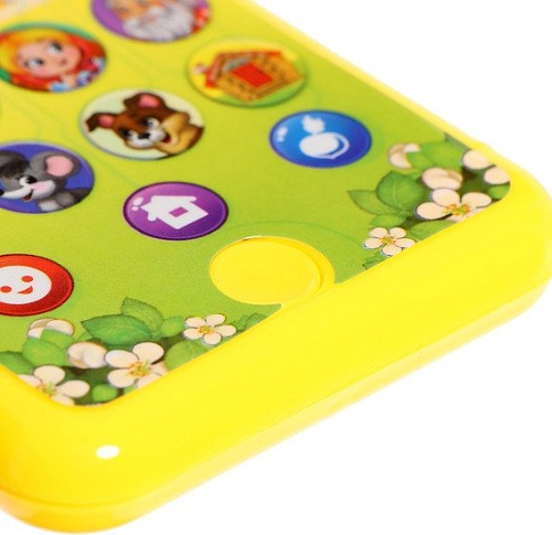 Развивающая игрушка Zabiaka Телефончик. Мои первые сказки 10111268 (желтый)