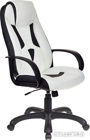 Кресло Бюрократ VIKING-8/WH+BLACK (белый/черный)