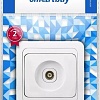 Розетка телевизионная SmartBuy SBE-02w-S1-TV
