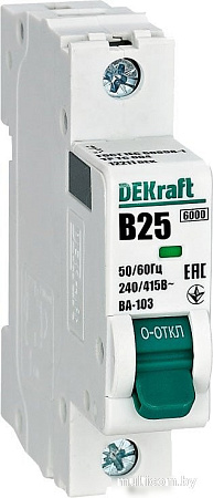 Выключатель автоматический DEKraft 12211DEK