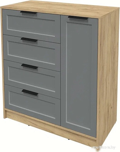 Тумба Интерлиния Концепт Тренд КТ-Т90 (дуб золотой/серый)