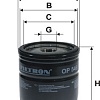 Масляный фильтр Filtron OP 546