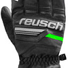 Горнолыжные перчатки Reusch Ski Race VC R-Tex XT 6201257-7021 (р-р 7.5, Black/White/Neon Green)