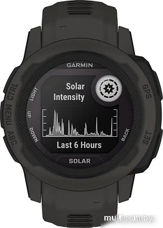 Умные часы Garmin Instinct 2S Solar (графит)