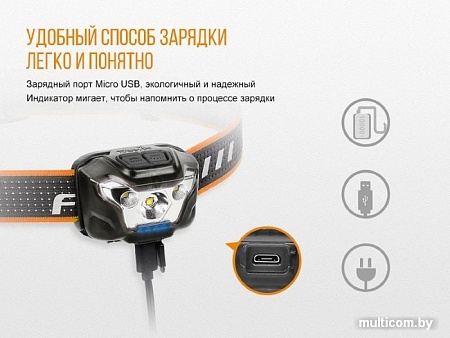 Фонарь Fenix HL18R (черный)