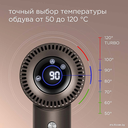 Фен Redmond (Редмонд) HD1700 (серо-коричневый)