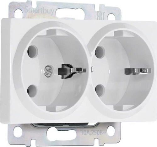 Розетка SmartBuy SBE-05w-10-S2-N