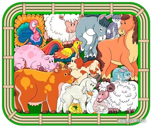 Мозаика/пазл Нескучные игры Переполох на ферме