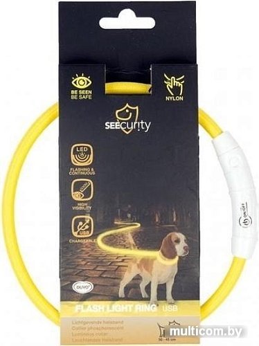 Ошейник Duvo Plus 1270014/DV (желтый)