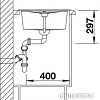 Кухонная мойка Blanco Metra 45 S (бетон) 525311