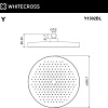 Верхний душ Whitecross Y1302BL (черный матовый)