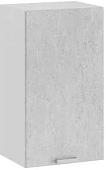 Шкаф навесной Трия Гранита 1В4 (бетон снежный)