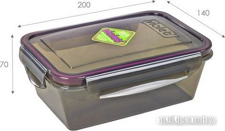 Контейнер Violet 93111 (1.1 л, дымчатый)