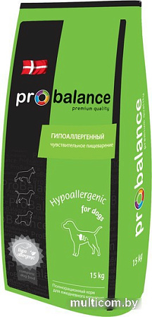 Корм для собак Probalance Hypoallergenic 15 кг