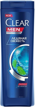 Шампунь Clear Men Vita ABE против перхоти Ледяная свежесть с ментолом 400 мл