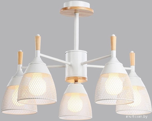 Подвесная люстра Sundays Home R-25 6211 (с лампами Е27 12W 4100K 5шт)