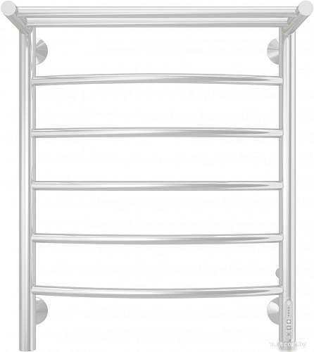 Полотенцесушитель TERMINUS Классик П6 500x650 с полкой (быстрое прикосновение, RAL 9003 белый)
