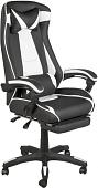 Кресло Меб-ФФ MF-6056 (черный/белый)