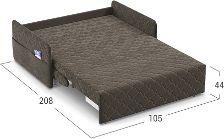 Диван Moon Trade Страйк 119 002099 (коричневый)