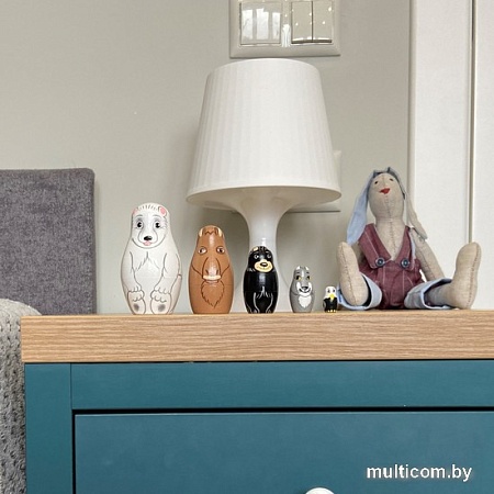 Развивающая игра Брестская Матрешка Полярные животные (набор 5 шт)