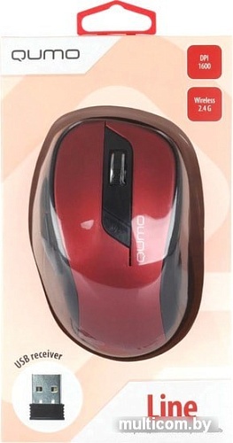 Мышь QUMO Line M62 (красный)