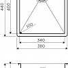 Кухонная мойка Omoikiri Taki 38-U/IF LG