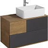 Мебель для ванных комнат Акватон Тумба с умывальником Терра 85 1A2472K1TEKA0