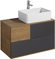 Мебель для ванных комнат Акватон Тумба с умывальником Терра 85 1A2472K1TEKA0