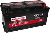 Автомобильный аккумулятор Dynamatrix Standard R+ 850A (110 А·ч)