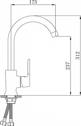 Смеситель РМС SL123W-017F