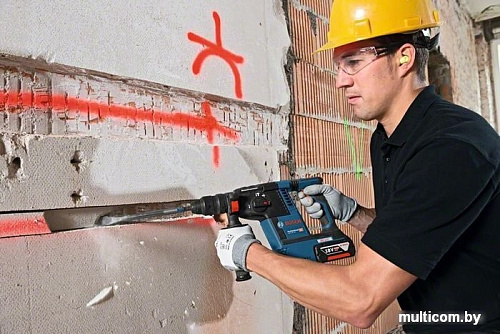 Перфоратор Bosch GBH 18V-26 F Professional 0611910003 (с 2-мя АКБ, кейс)