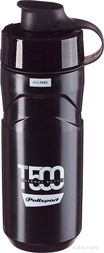 Фляга Polisport Thermal Bottle T500 8645500002 500мл (черный/зеленый)