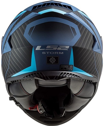 Мотошлем LS2 FF800 Storm Racer (XL, синий матовый)