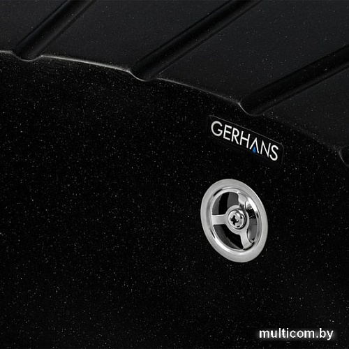 Кухонная мойка Gerhans A02 (оникс)