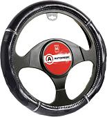 Оплетка на руль Autoprofi GL-1025 BK.WOOD (M) (черный)