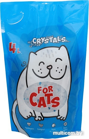 Наполнитель For Cats Crystals 4 л