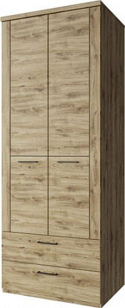 Шкаф распашной Anrex Doorset 2DG2S (дуб наварра)