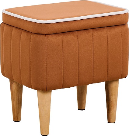 Пуфик Mio Tesoro Амма с ящиком для хранения (охра №62)