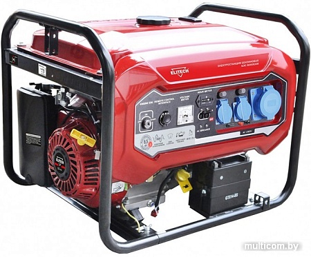 Бензиновый генератор ELITECH БЭС 8000ЕАМ