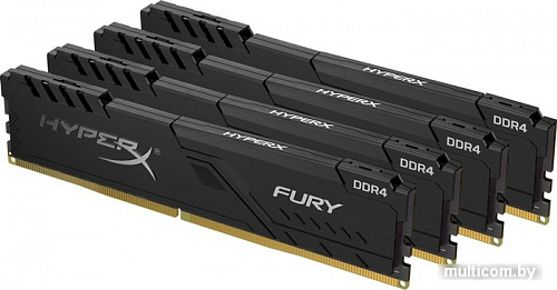 Оперативная память HyperX Fury 4x4GB DDR4 PC4-21300 HX426C16FB3K4/16