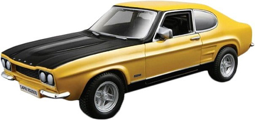 Игрушечный транспорт Bburago Ford Capri RS2600 1970 18-43207 (желтый/черный)