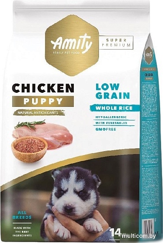 Сухой корм для собак Amity Super Premium Puppy Chicken 14 кг