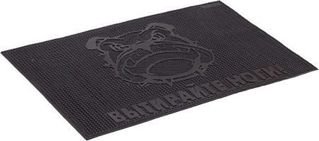 Придверный коврик SunStep Вытирайте ноги! 40х60 31-035 (черный)