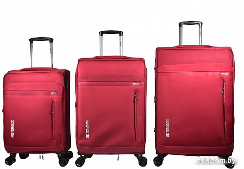 Чемодан-спиннер Mironpan 50125 56 см (бордовый)