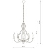 Подвесная люстра Nowodvorski Margaret 6328