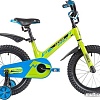 Детский велосипед Novatrack Blast 16 (зеленый/синий, 2019)