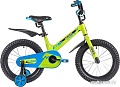 Детский велосипед Novatrack Blast 16 (зеленый/синий, 2019)