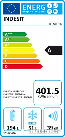 Холодильник Indesit RTM 014