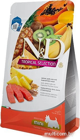 Farmina N&D Tropical Selection Dog Salmon Adult Mini (5 кг)